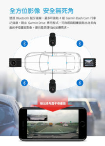 Garmin Dash Cam 46D 前+後行車記錄器