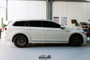 福斯 PASSAT 加裝前+後 南極星HP1雷射槍防護罩