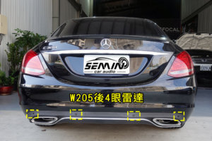 BENZ C 系列 W204 W205 AMG 副廠倒車雷達
