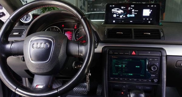 AUDI A4 客製化加裝10.25吋安卓大螢幕