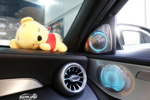 賓士BENZ C-Class W205 C300 全車氣氛燈