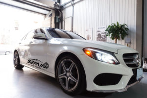 賓士BENZ C-Class W205 C300 全車氣氛燈