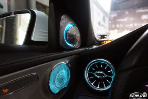 賓士BENZ C-Class W205 C300 全車氣氛燈