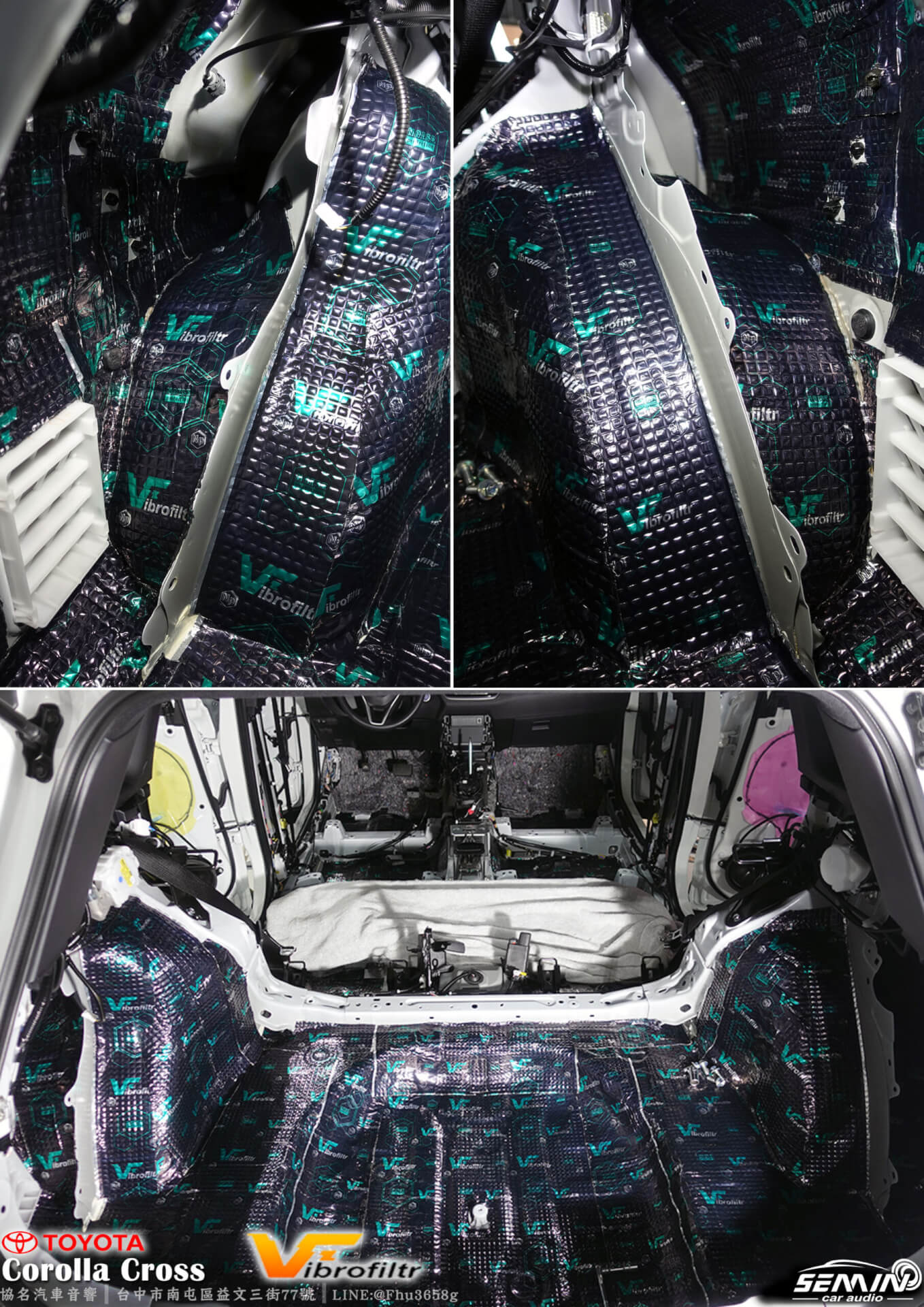 Toyota Cc Corolla Cross 全車隔音制震 協名汽車音響改裝 行車紀錄器 汽車改裝推薦
