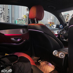 賓士完美升級64色 車內氛圍燈UP