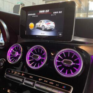 賓士完美升級64色 車內氛圍燈UP