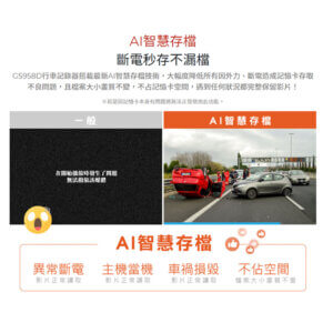 DOD GS958D 前後行車記錄器+測速器(二合一)
