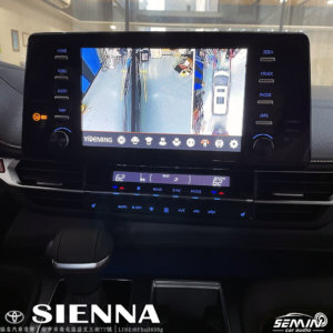 TOYOTA SIENNA 加裝吸頂電視+3D環景系統