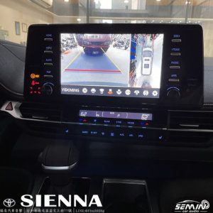 TOYOTA SIENNA 加裝吸頂電視+3D環景系統