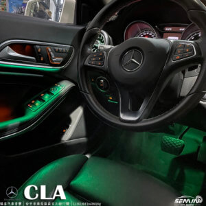 BENZ A系車款 CLA  加裝氛圍燈