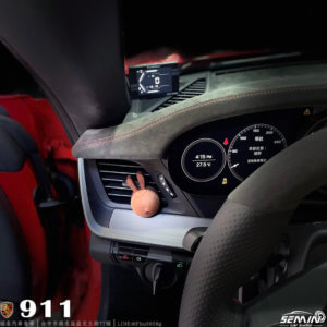 保時捷911安裝南極星 GPS-6688測速器