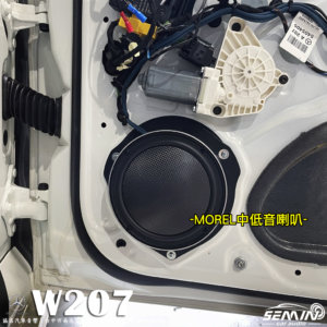 BENZ C COUPE W207 升級morel喇叭