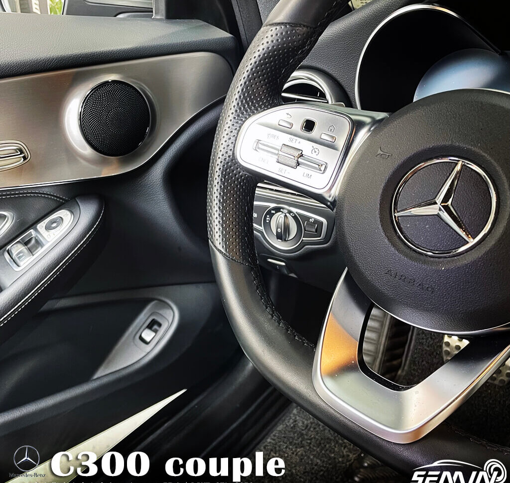 BENZ C系 W205 COUPLE 喇叭升級