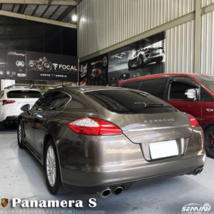 保時捷 Panamera S 改12.3吋大螢幕安卓機