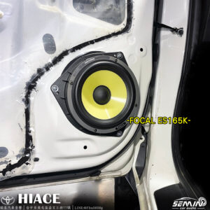TOYOTA 海力士 HIACE 後級音響升級