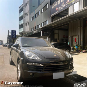 保時捷 CAYNEEN加裝安卓機+環景系統+盲點