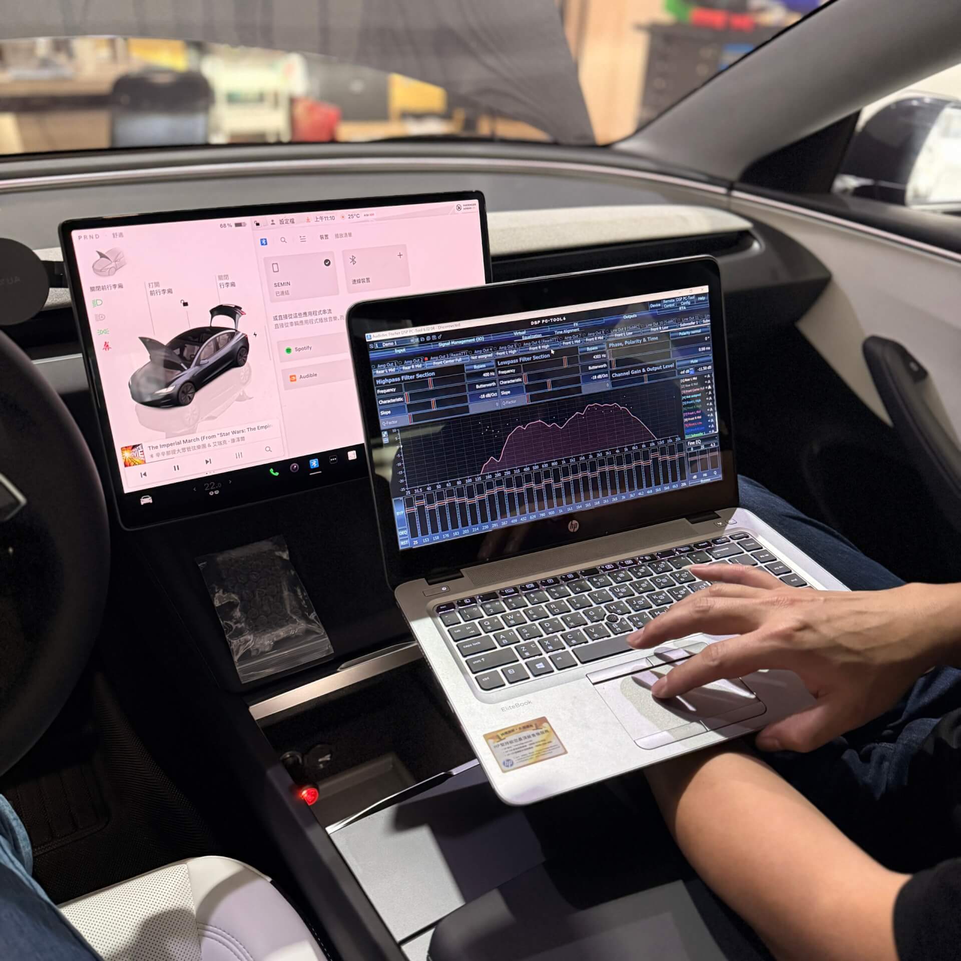 Tesla Model 3 升級全車音響
